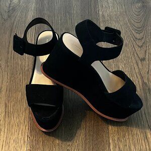 Loeffler Randall Black Platform Sandals